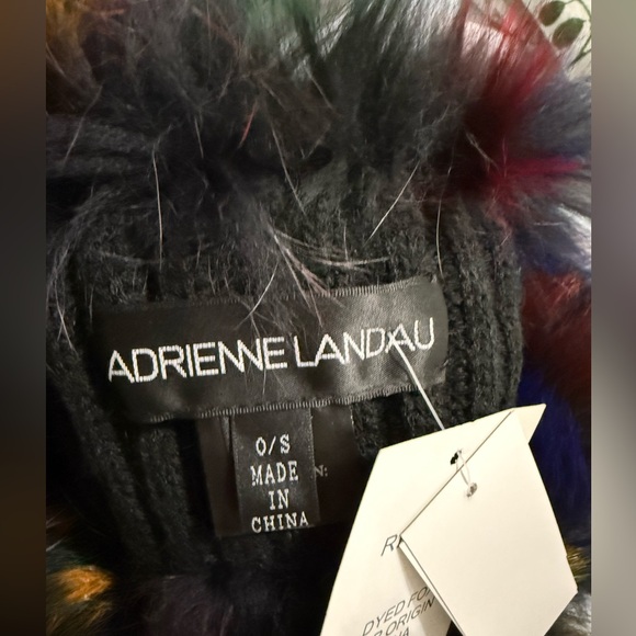 New Adrienne Landau Fox  Multi-Colored Infinity Neck Warmer - Msrp $295 - Picture 3 of 7